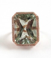 PRASIOLITE, DIAMOND AND FOURTE