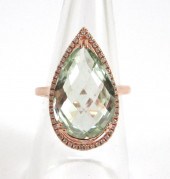 PRASIOLITE, DIAMOND AND FOURTE