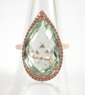 PRASIOLITE, DIAMOND AND FOURTE