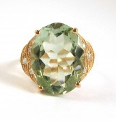 PRASIOLITE, DIAMOND AND FOURTE