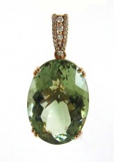 PRASIOLITE, DIAMOND AND FOURTE
