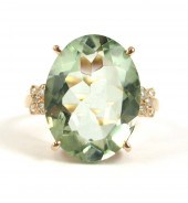 PRASIOLITE, DIAMOND AND FOURTE