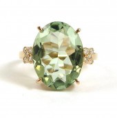 PRASIOLITE, DIAMOND AND FOURTE