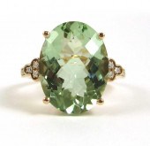 PRASIOLITE, DIAMOND AND FOURTE