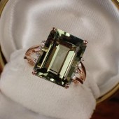 PRASIOLITE, DIAMOND AND FOURTE