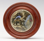 PRATT ANTIQUE BEAR GREASE STAF