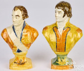 PRATTWARE BUSTS OF NAPOLEON AN