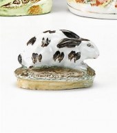 Prattware polychrome figure of