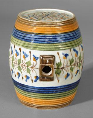Prattware spirits barrel, central