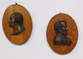 PR.BRONZE BUSTS OF LINCOLN & W