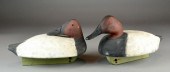 Pr.Canvas Back Drake Carved &
