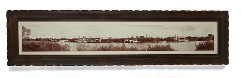 PRE- 1911 PANORAMIC PHOTOGRAPH OF