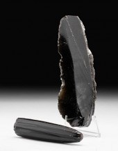 PRE-COLUMBIAN AZTEC OBSIDIAN B