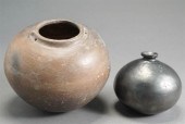 PRE-COLUMBIAN BROWN POTTERY BO
