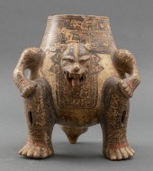 PRE-COLUMBIAN CERAMIC JAGUAR E