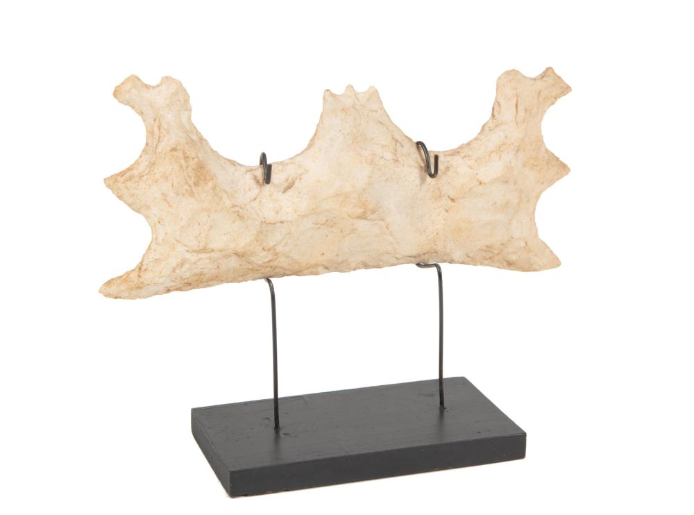 PRE-COLUMBIAN FLINT DOUBLE-AXE