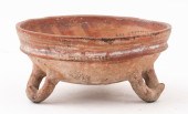 PRE-COLUMBIAN FOOTED REDWARE V