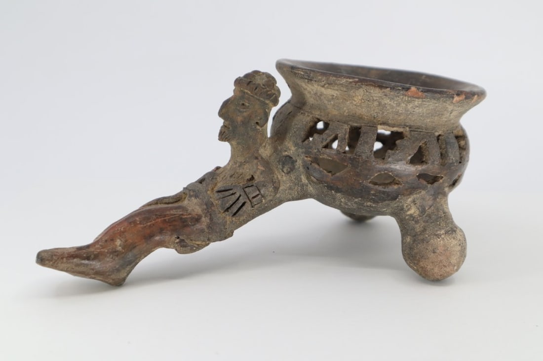 PRE-COLUMBIAN INCENSE BURNER WITH
