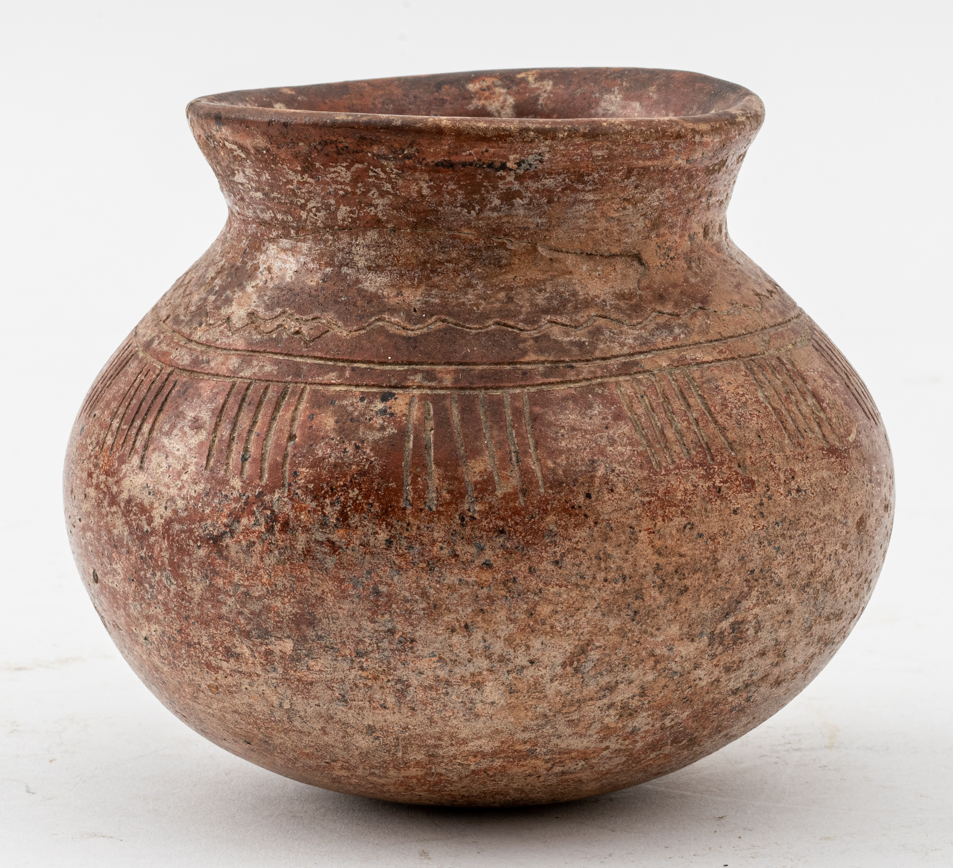 PRE-COLUMBIAN INCISED REDWARE