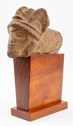 PRE-COLUMBIAN MAYAN CARVED STONE