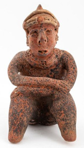 PRE-COLUMBIAN NAYARIT SEATED F