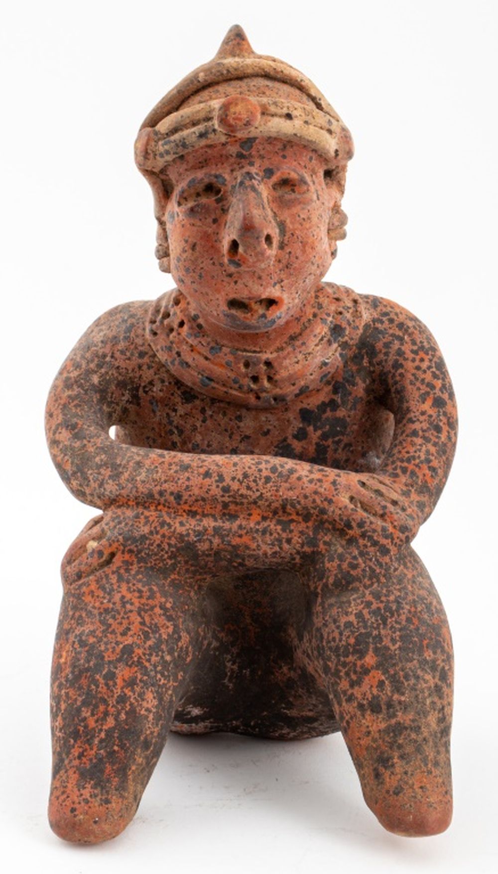 PRE-COLUMBIAN NAYARIT SEATED FIGURE