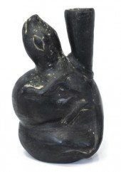 PRE-COLUMBIAN PERU BLACK CLAY