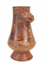PRE-COLUMBIAN POLYCHROME POTTE