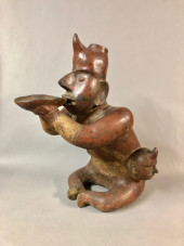 PRE-COLUMBIAN POLYCHROMED POTT