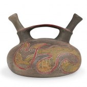PRE-COLUMBIAN POTTERY DOUBLE V