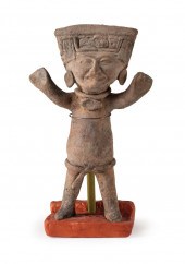 PRE-COLUMBIAN POTTERY STANDING