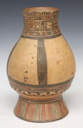 PRE-COLUMBIAN RED & BLACK POTT