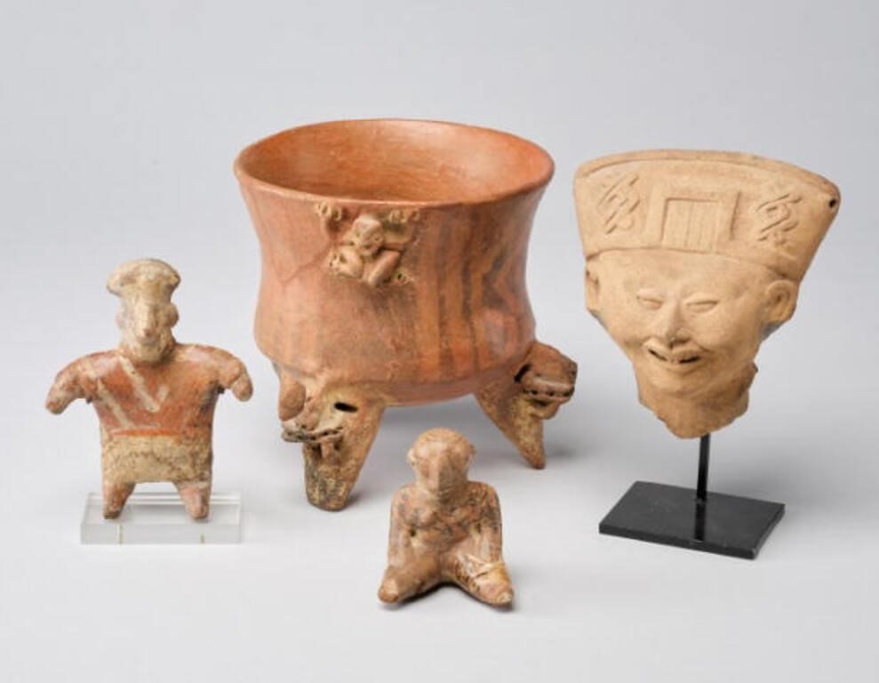 PRE-COLUMBIAN STYLE POTTERYThree