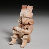 PRE-COLUMBIAN TERRACOTTA FIGUR