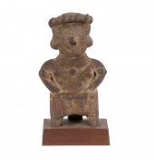 PRE-COLUMBIAN TERRACOTTA FIGUR