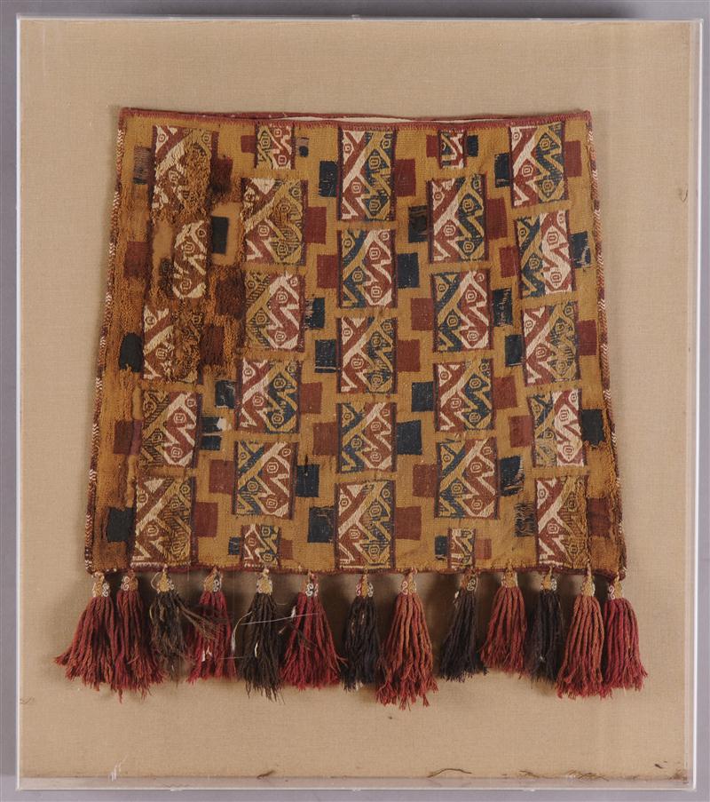 PRE-COLUMBIAN TEXTILE Approx. 17