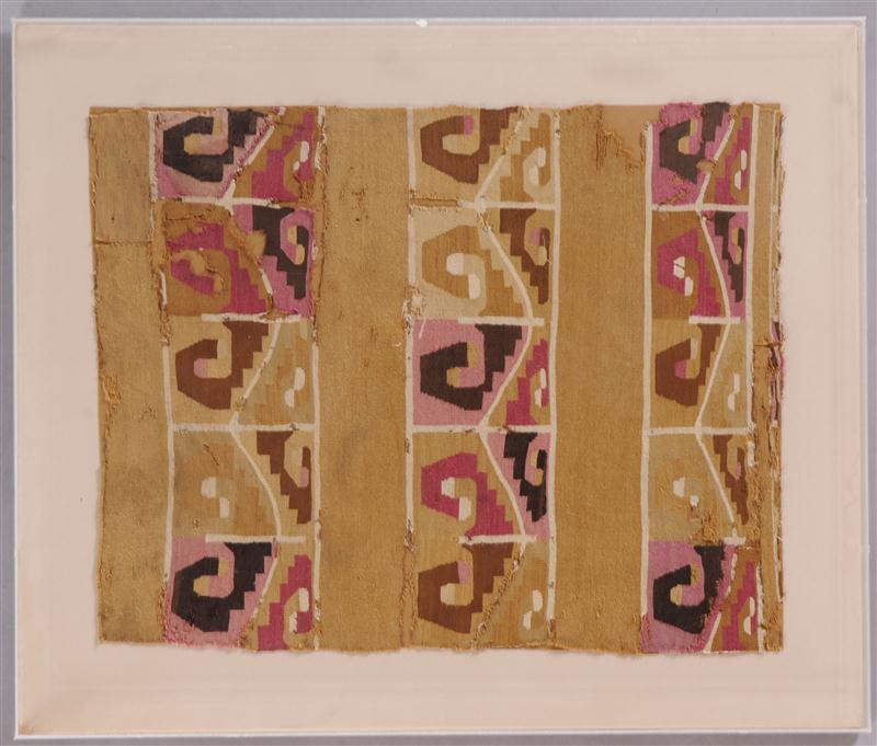 PRE-COLUMBIAN TEXTILE Approx. 22