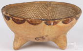 PRE-COLUMBIAN TRI-FOOTED POTTE