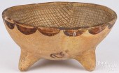 PRE-COLUMBIAN TRI-FOOTED POTTE