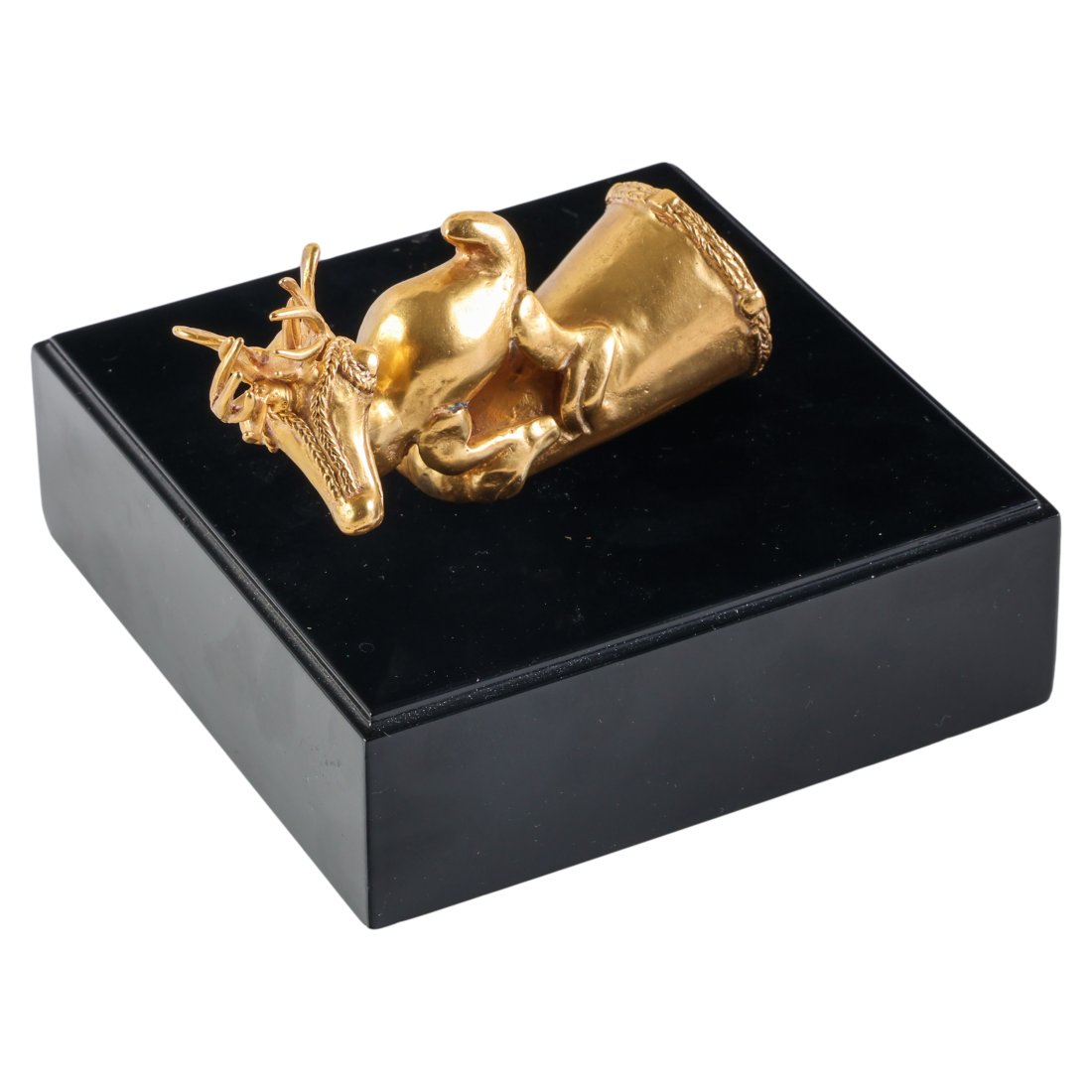 PRE-COLUMBIAN TUMBAGA GOLD DEER