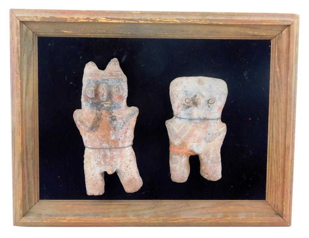 PRE-COLUMBIAN: TWO CHANCAY HUACHO