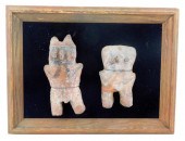 PRE-COLUMBIAN: TWO CHANCAY HUA