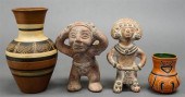 PRE-COLUMBIAN TYPE POTTERY VAS