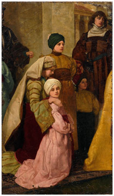 Pre-Raphaelite painting, mother