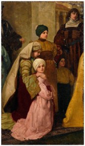 Pre-Raphaelite painting, mothe