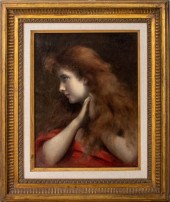 PRE-RAPHAELITE STYLE PORTRAIT
