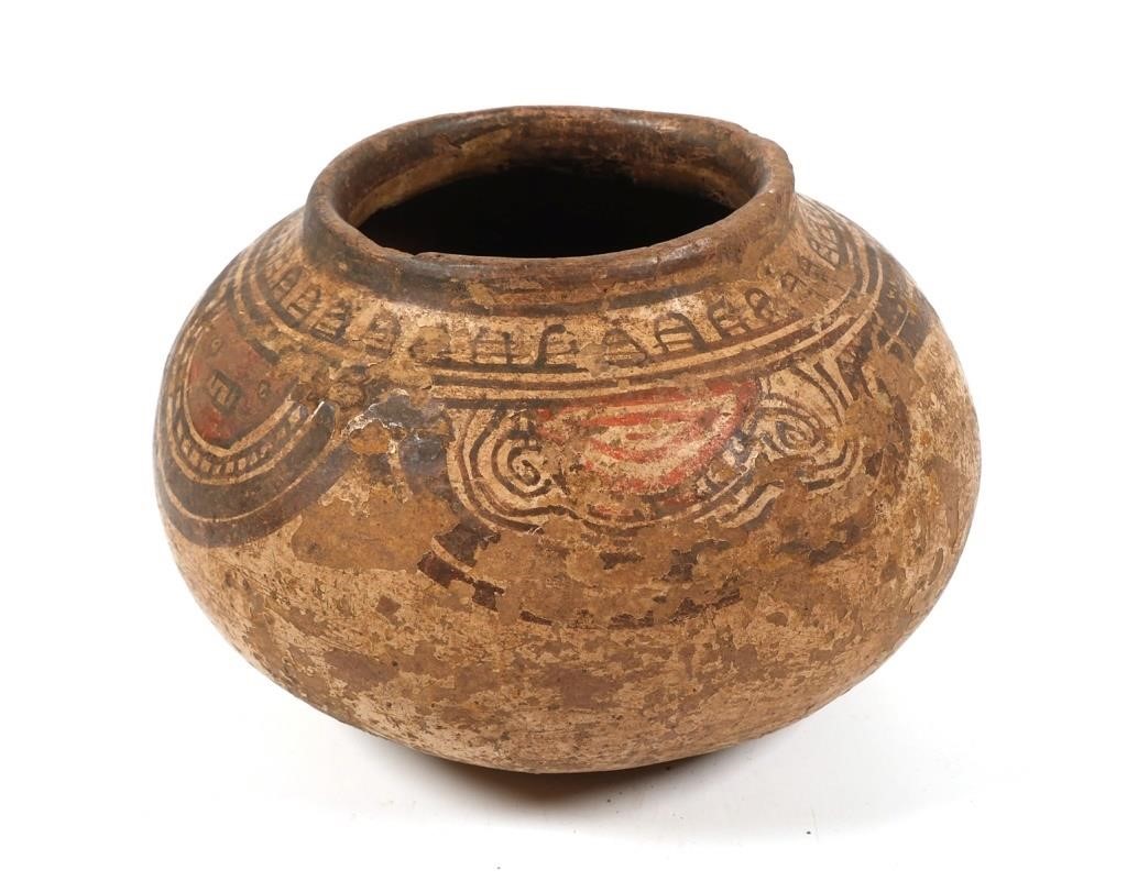 PRECOLUMBIAN MAYAN PAINTED