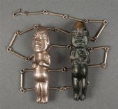 Precolumbian style carved gree