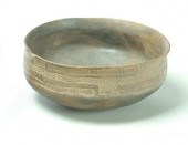 PREHISTORIC POTTERY BOWL.  Cad