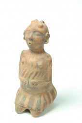PREHISTORIC POTTERY EFFIGY BOT